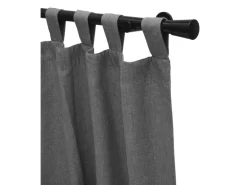 Gardinia Gardinenstangen-Set Korfu Ø 28 mm x 240 cm Schwarz