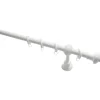 Gardinia Gardinenstangen-Set Bifo Ø 28 mm Weiß 300 cm