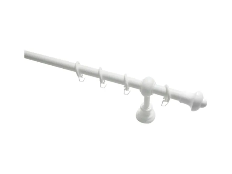 Gardinia Gardinenstangen-Set Bifo Ø 28 mm Weiß 300 cm