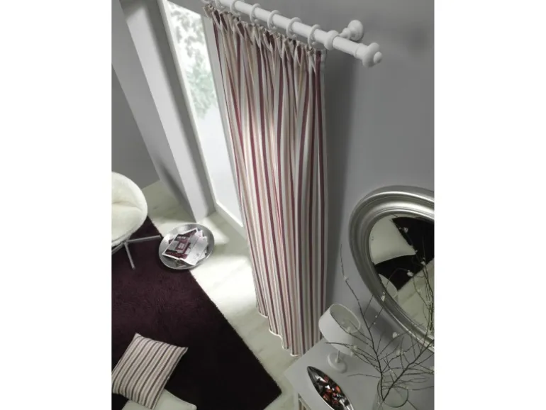Gardinia Gardinenstangen-Set Bifo Ø 28 mm Weiß 300 cm