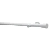 Gardinia Gardinenstangen-Set Korfu Ø 28 mm 1-Lauf 240 cm Weiß