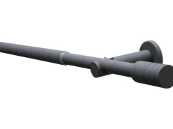 Gardinia Gardinenstangen-Set Elba 1-Lauf Ø 16/19 mm Steingrau