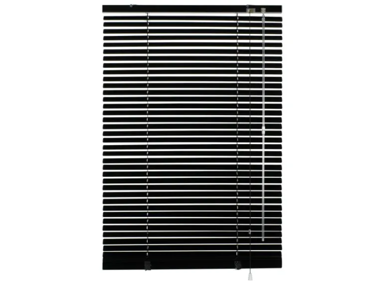 Gardinia Jalousie Aluminium 60 cm x 175 cm Schwarz