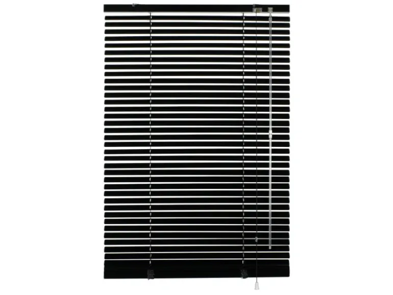 Gardinia Jalousie Aluminium 140 cm x 175 cm Schwarz