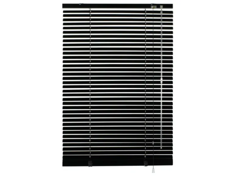 Gardinia Jalousie Aluminium 70 cm x 175 cm Schwarz