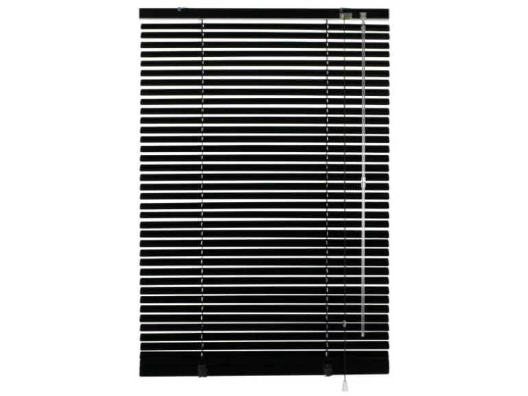 Gardinia Jalousie Aluminium 90 cm x 175 cm Schwarz