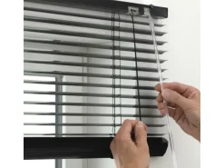 Gardinia Jalousie Aluminium 40 cm x 175 cm Schwarz