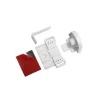 Gardinia Klebe- und Klemmset Easyfix EF-1 Weiß