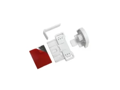 Gardinia Klebe- und Klemmset Easyfix EF-1 Weiß