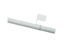 Gardinia Klemmstange Press&Go Zylinder Ø 8/10 mm Weiß 30 cm - 50 cm