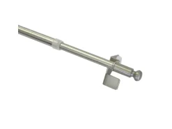 Gardinia Klemmstange Press&Go Kugel Ø 8/10 mm Edelstahloptik 30 - 50 cm
