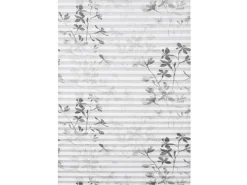 Gardinia Plissee Bella Blätter 100 cm x 130 cm Weiß