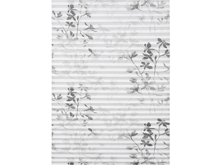 Gardinia Plissee Bella Blätter 40 cm x 130 cm Weiß