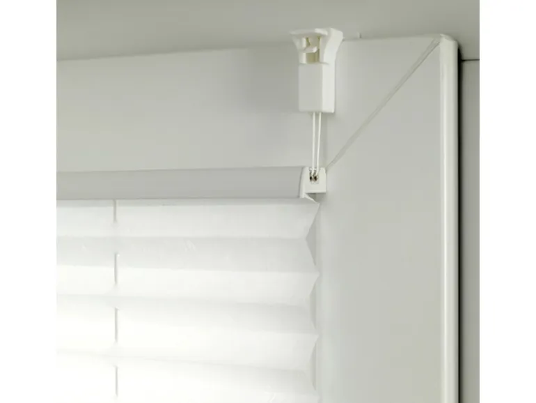 Gardinia Plissee Bella Blätter 40 cm x 130 cm Weiß