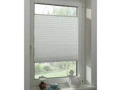 Gardinia Plissee Concept Thermo Abdunklung 90 cm x 130 cm Weiß