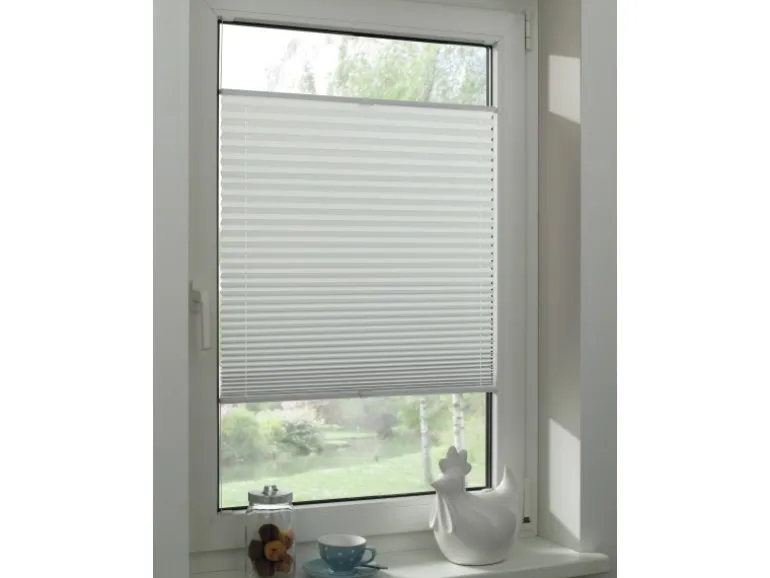 Gardinia Plissee Concept Thermo Abdunklung 90 cm x 130 cm Weiß