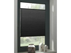 Gardinia Plissee Concept Tageslicht 40 cm x 130 cm Schwarz