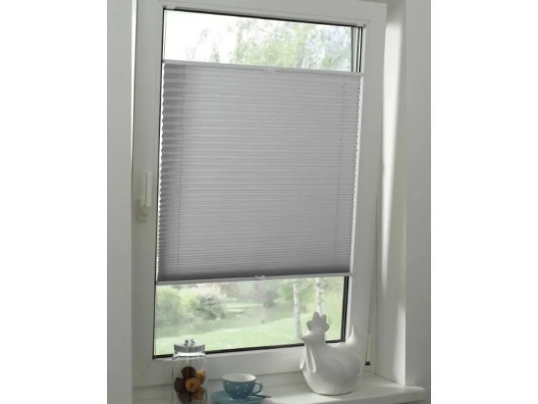 Gardinia Plissee Concept Tageslicht 80 cm x 210 cm Grau