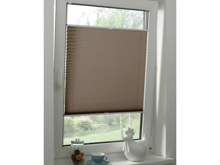 Gardinia Plissee Concept Tageslicht 60 cm x 130 cm Taupe