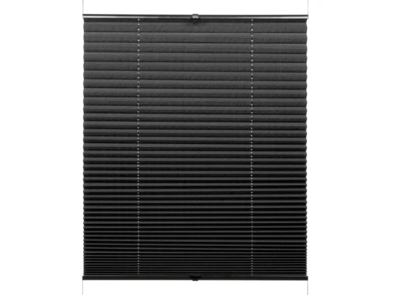 Gardinia Plissee Concept Tageslicht 80 cm x 210 cm Schwarz
