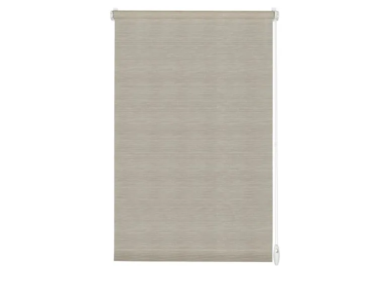 Gardinia Rollo EasyFix Natur 120 cm x 150 cm Grau-Melange