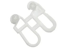 Gardinia Rollringe für Schleuderstab Weiß 6-er Pack