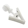 Gardinia Rollringe mit Klammer Weiß 20-er Pack