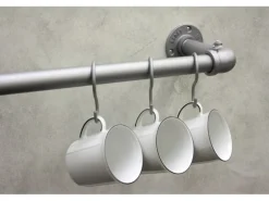 Gardinia S - Haken Industrial Home Ø 25 mm Silber 10 Stück