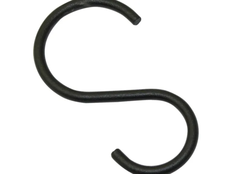 Gardinia S - Haken Industrial Home Ø 25 mm Schwarz 10 Stück
