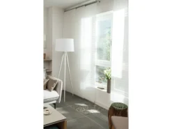 Gardinia Schiebevorhang Flame Weiß 60 cm x 300 cm