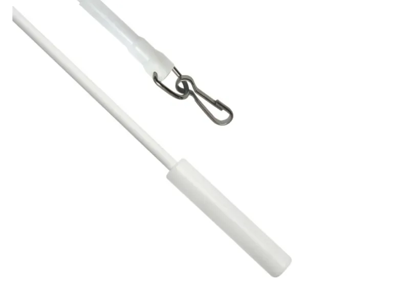 Gardinia Schleuderstab Metall Weiß 100 cm 2-er Pack