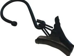 Gardinia Seilklammer für Seilspanngarnituren Schwarz - Matt 20 Stück