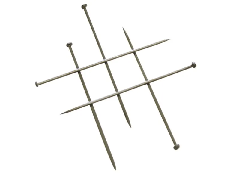 Gardinia Stecknadeln Metall Chrom 300-er Pack