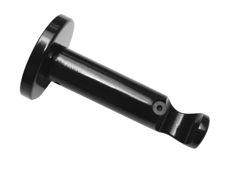 Gardinia Träger Chicago für Ø 20 mm offen Schwarz 8 cm