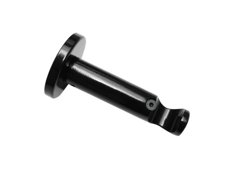 Gardinia Träger Chicago für Ø 20 mm offen Schwarz 8 cm