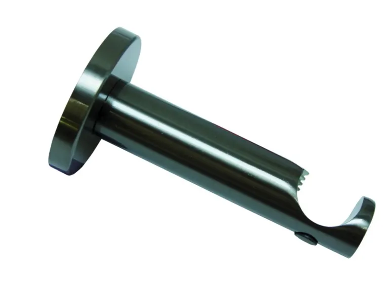 Gardinia Träger Chicago für Ø 20 mm offen Titan 8 cm