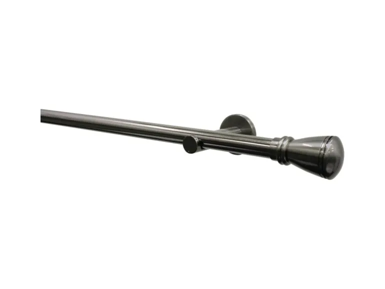 Gardinia Träger Chicago für Ø 20 mm offen Titan 8 cm