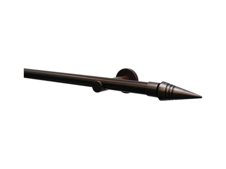 Gardinia Träger Chicago für Ø 20 mm offen Bronze 8 cm