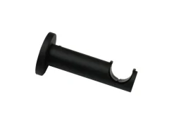 Gardinia Träger Denver offen für Ø 25 mm 9 cm Schwarz Matt