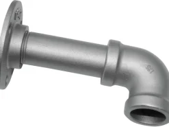 Gardinia Träger Industrial Home für Gardinenstange Ø 25 mm Silber 10 cm
