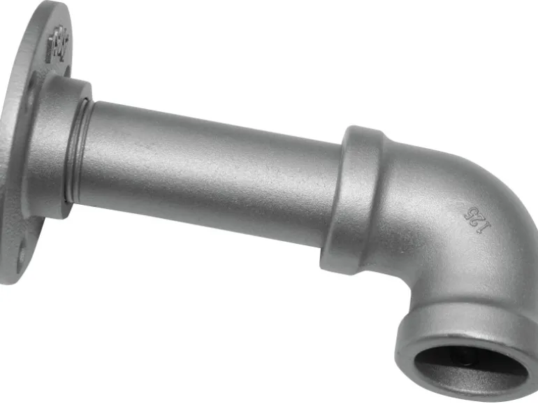 Gardinia Träger Industrial Home für Gardinenstange Ø 25 mm Silber 10 cm