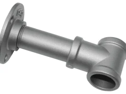 Gardinia Träger Industrial Home für Gardinenstange Ø 25 mm Silber 10 cm