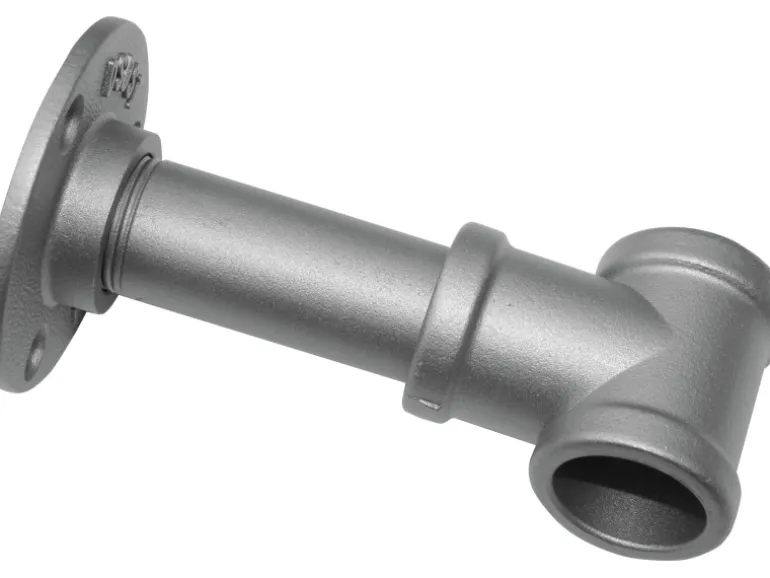 Gardinia Träger Industrial Home für Gardinenstange Ø 25 mm Silber 10 cm