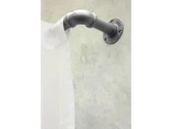 Gardinia Träger Industrial Home für Gardinenstange Ø 25 mm Silber 10 cm