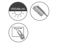 Gardinia Verdunkelungsrollo Blackout 102 cm x 180 cm Dunkelblau