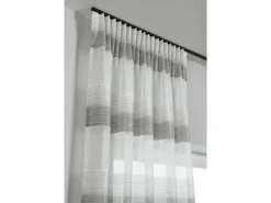 Gardinia Vorhangschienen-Set Lucy 1-läufig Schwarz-Matt 230 cm