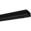 Gardinia Vorhangschienen-Set 1-Lauf Schwarz 210 cm