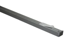 Gardinia Vorhangschienen-Set Lucy 1-läufig Silber 230 cm