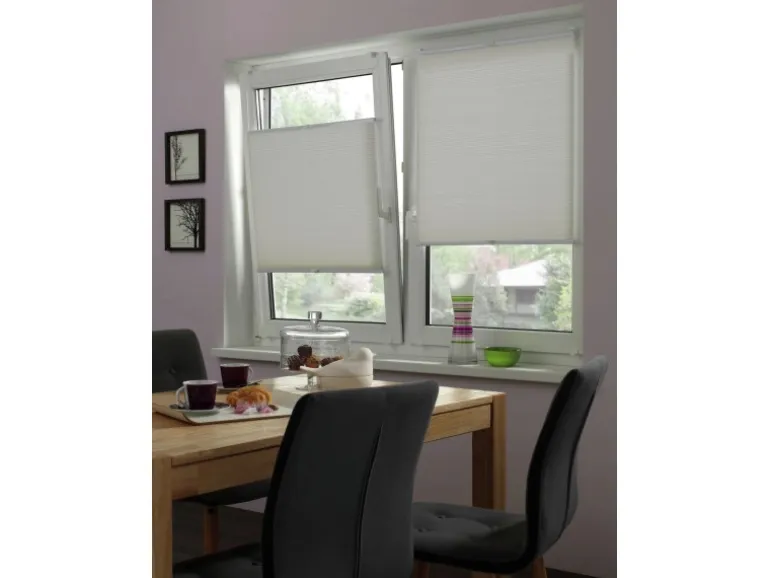 Gardinia Wabenplissee Concept Thermo energiesparend Abdunklung 40 x 130 cm Weiß