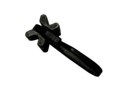 Gardinia X-Gelenkgleiter Schwarz 25-er Pack